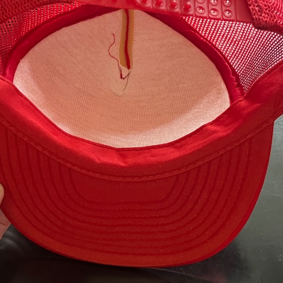 1987 National League Championships Mesh Trucker Hat St. Louis Cardinals Red - Picture 6 of 6